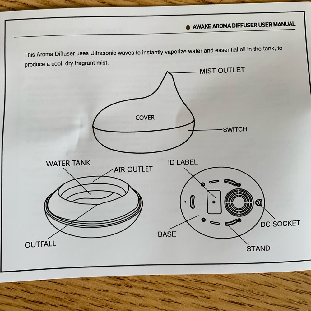 Awake essential oil diffuser ▪️ - Picture 6 of 7